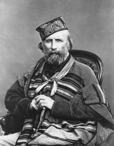 Portrait of Garibaldi by Italian Photographer